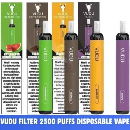 VUDU Filter 2500 Puffs 50Mg Disposable Vape in Dubai, UAE