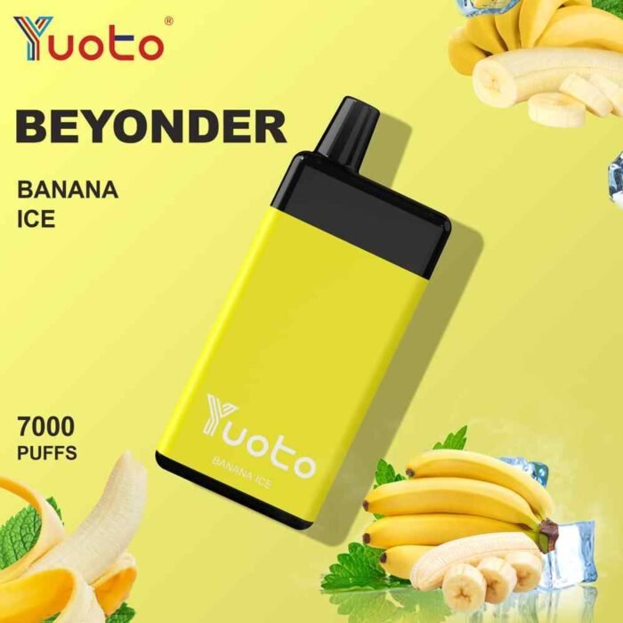 YUOTO Beyonder 7000 Puffs Disposable Vape Price in Dubai banana ice