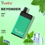 YUOTO Beyonder 7a000 Puffs Disposable Vape Price in Dubai mint ice