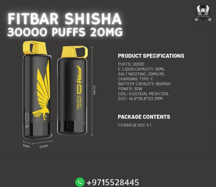 FITBAR Shisha 30000 Puffs Price