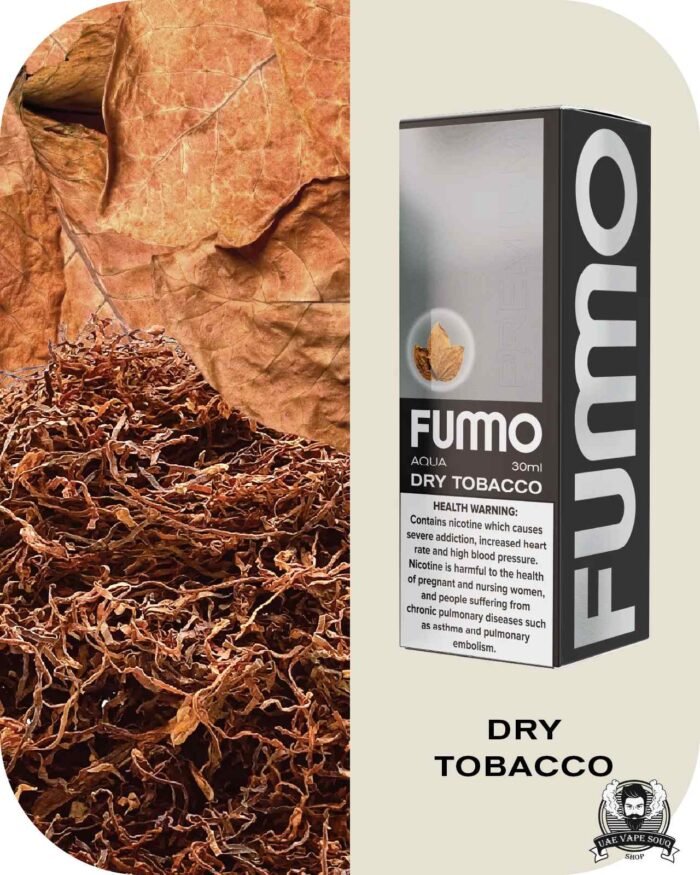 FUMMO Aqua Saltnics 20MG Price in Dubai Dry Tobacco