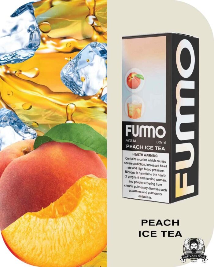 FUMMO Aqua Saltnics 20MG Price in Dubai Peach Ice Tea