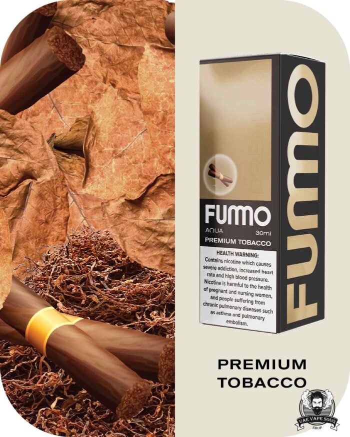 FUMMO Aqua Saltnics 20MG Price in Dubai Premium Tobacco