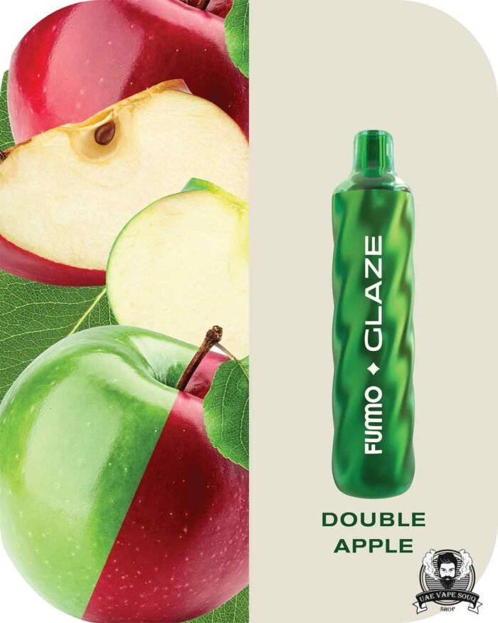 FUMMO Glaze 4500 Puffs 20MG Disposable Vape Price in Dubai Double Apple