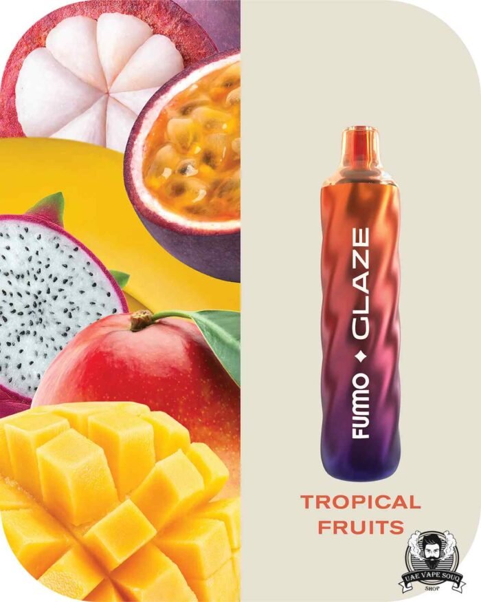 FUMMO Glaze 4500 Puffs 20MG Disposable Vape Price in Dubai Tropical Fruits