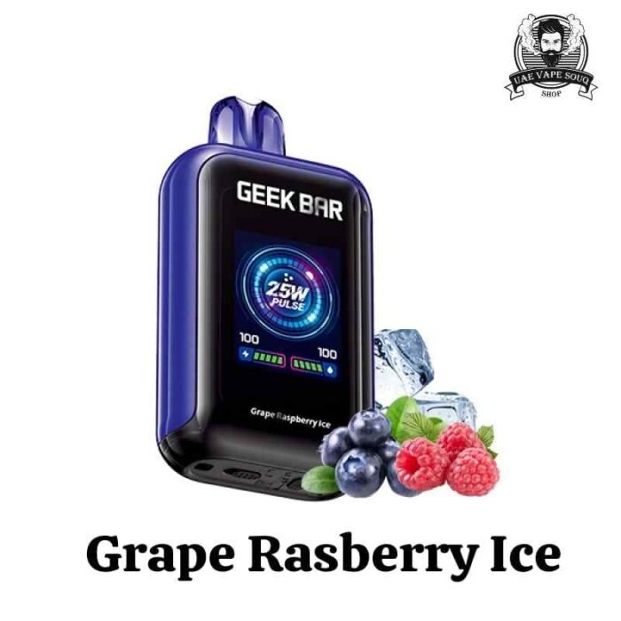 Geek Bar Skyview 25K Disposable Vape Price in Dubai Grape Raspberry Ice