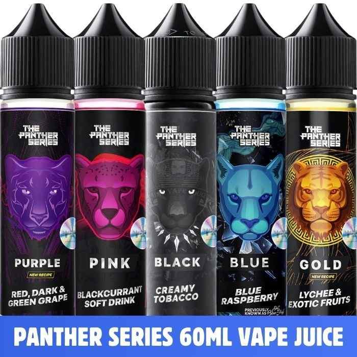 THE PANTHER 60ml E-Liquid 3mg Vape Juice in Duba