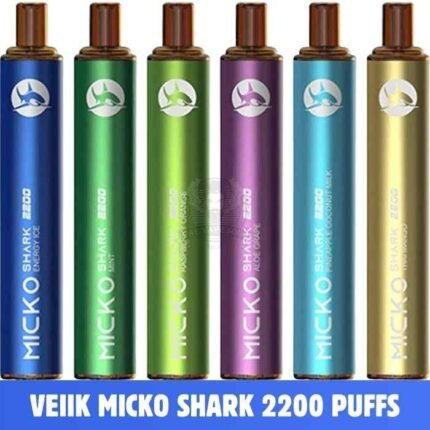 VEIIK Micko Shark 2200 Puffs 50MG Disposable Vape in Dubai