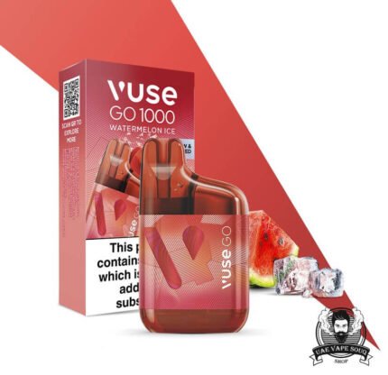 VUSE GO Box 1000 Puffs 20MG Disposable Vape Price in Dubai Watermelon Ice