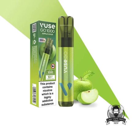 VUSE GO Pen 1000 Puffs 20MG Disposable Vape Price in Dubai Apple Sour